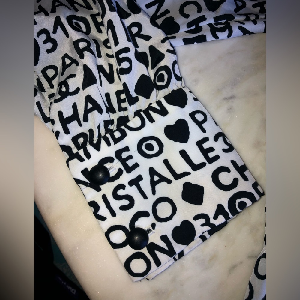 COCO CHANEL SHIRT, VINTAGE, SM - Picture 6 of 8